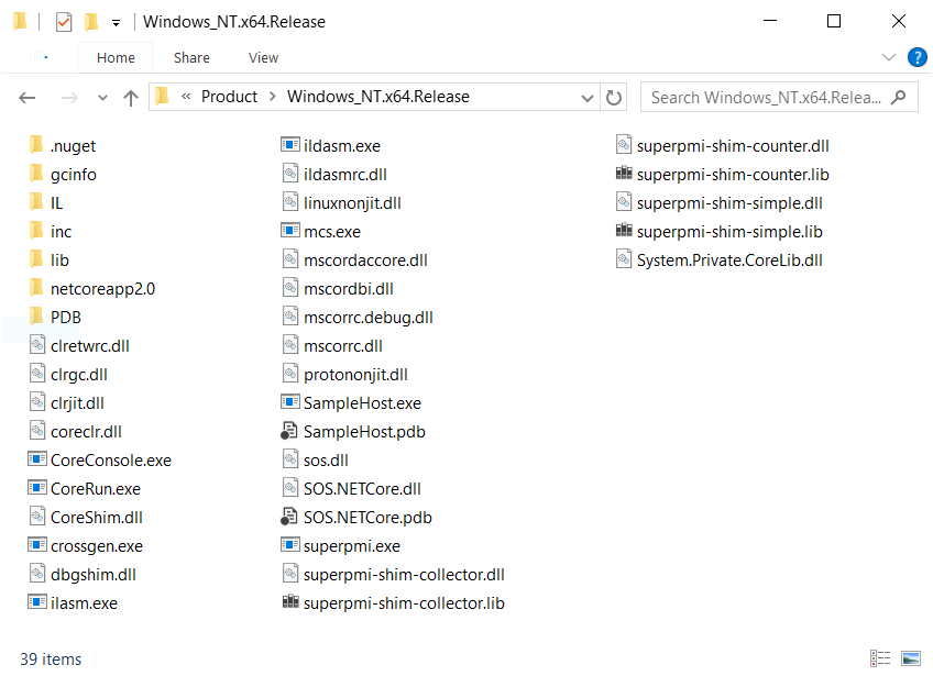 CoreCLR Build Artifacts